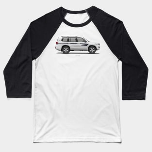 Land Cruiser 200 GX-R Heritage Edition - White (AE-Spec) Baseball T-Shirt